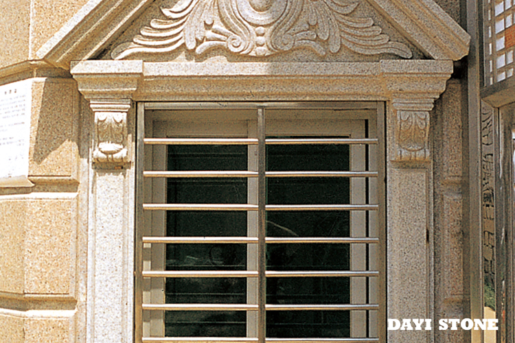 Natural Stone Yellow Granite Window Frame - Dayi Stone